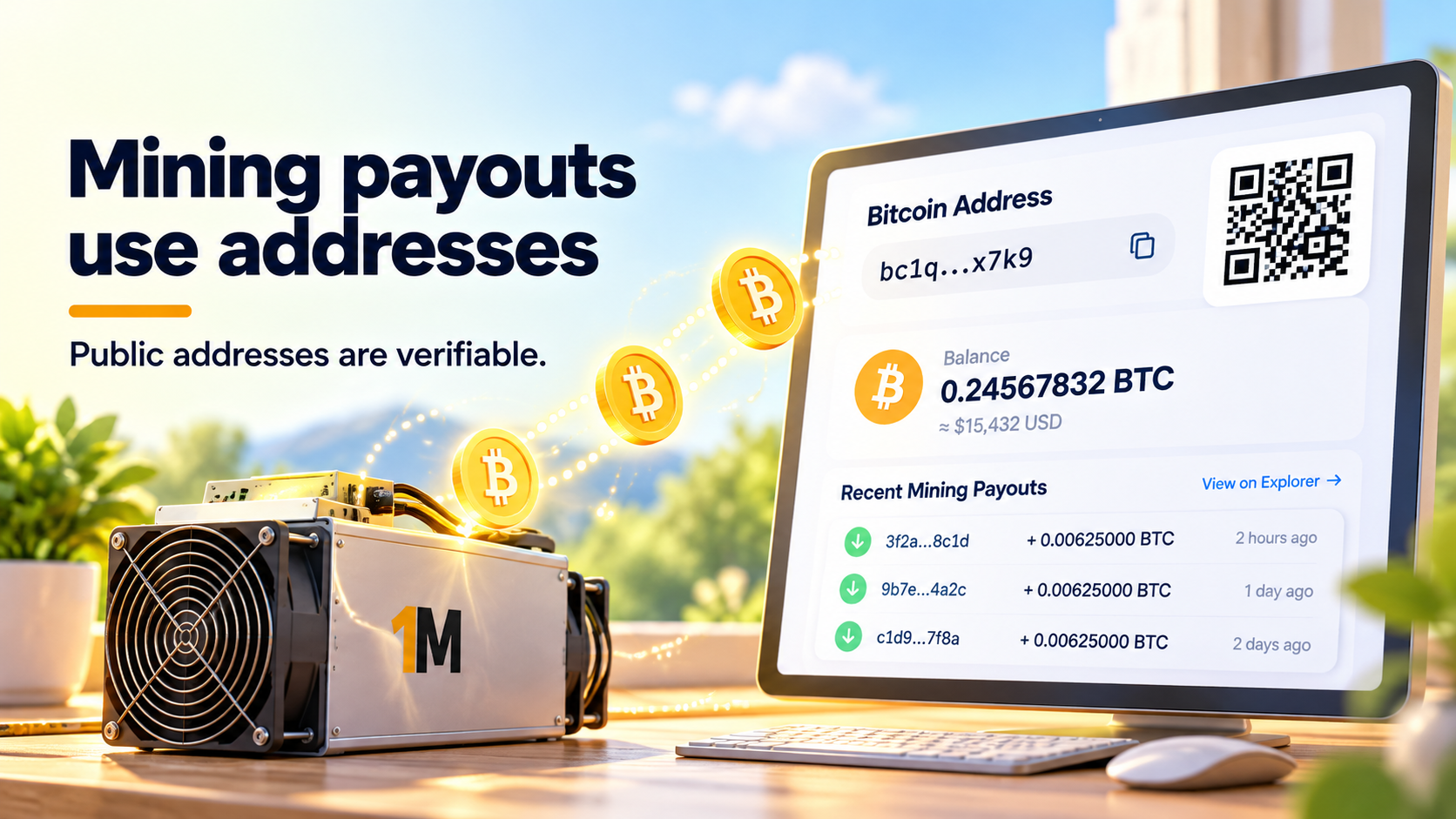 Mining-Payouts-Use-Bitcoin-Addresses
